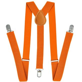 Fako Fashion® - Bretels - Effen - 100cm - Oranje