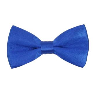 Fako Fashion® - Kinder Vlinderstrik - Vlinderdas - Effen - 10cm - Royal Blauw