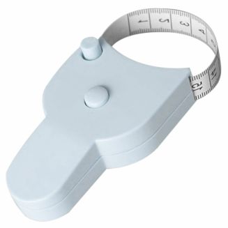 Fako Bijoux - Meetlint Lichaam - Meetband - Omvangsmeetlint - Omtrekmeter - Tailor Measuring Tape - Body Mass Tape - 152cm - Blauw/Grijs