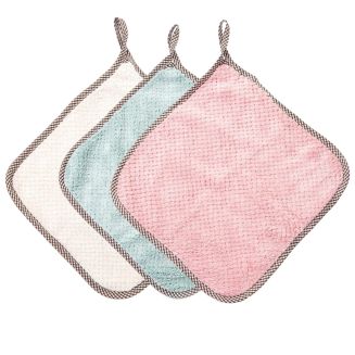 Fako Bijoux - Microvezel Schoonmaakdoekjes - Vaatdoek - Ruit Lusje - 25x25cm - 3 Stuks