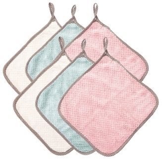 Fako Bijoux - Microvezel Schoonmaakdoekjes - Vaatdoek - Ruit Lusje - 25x25cm - 6 Stuks