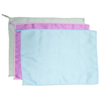 Fako Bijoux - Microvezel Schoonmaakdoekjes - Vaatdoek - Ruit - 30x40cm - 3 Stuks