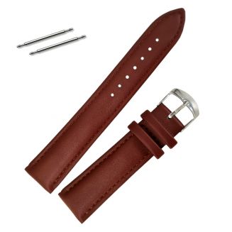 Fako® - Horlogebandje - Echt Leer - Super Soft - 20mm - Lichtbruin