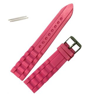 Fako® - Horlogebandje - Siliconen - 20mm - Roze