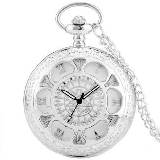 Fame Analoge Zakhorloge Met Kwartsuurwerk - Zilverkleurig 28 Mm, Wit Wijzerplaat, Verpleegkundigenhorloge