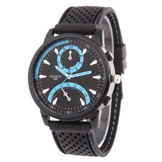 Fako® - Herenhorloge - GTA - Lichtblauw