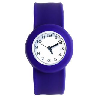 Fako® - Kinderhorloge - Slap On Mini - Classic - Donkerblauw