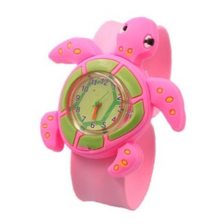 Fako® - Kinderhorloge - Slap On Mini - Schildpad - Roze