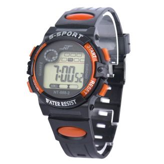 Fako® - Kinderhorloge - LCD Sport Mini - Oranje