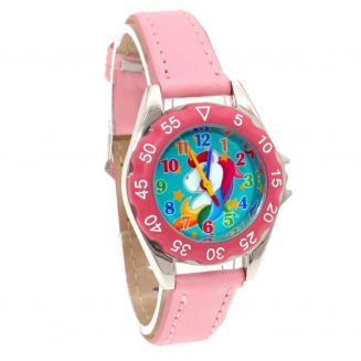 Fako® - Kinderhorloge - Eenhoorn - Unicorn - Regenboog - Roze