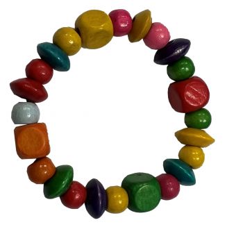 Fako Bijoux® - Armband - Hout - Mix - Multi 2