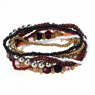 Fako Bijoux® - Armband - Beachbumb - Bruin