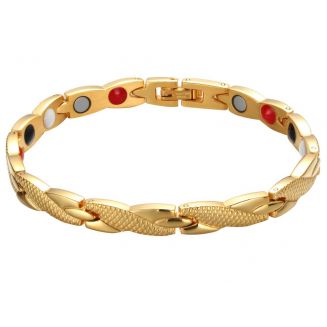 Fako Bijoux® - Armband - Sevilla - Metaal - 20cm - Goudkleurig