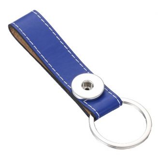 Fako Bijoux® - Sleutelhanger Voor Click Buttons - Single Blauw