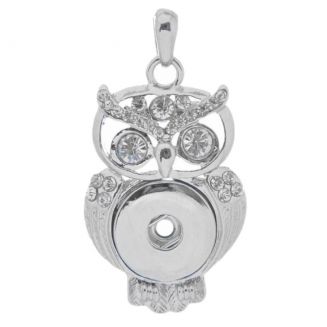 Fako Bijoux® - Kettinghanger - Click Buttons - Uil