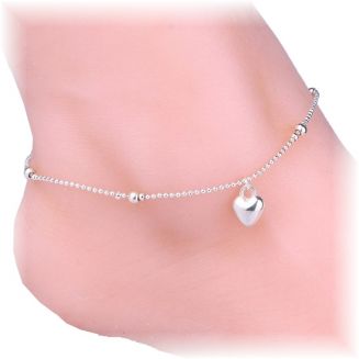 Fako Bijoux® - Enkelbandje - Hartje