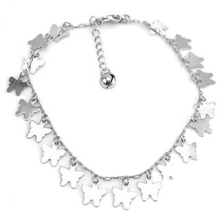 Fako Bijoux® - Enkelbandje - Vlindertjes