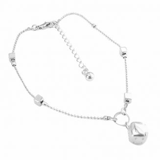 Fako Bijoux® - Enkelbandje - Dobbelsteen