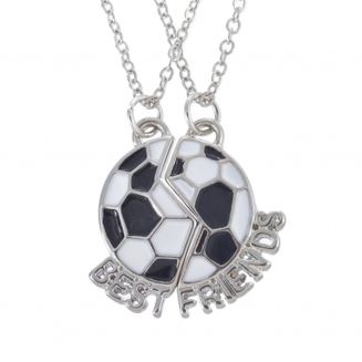 Fako Bijoux® - Vriendschapsketting - Voetbal - Best Friends