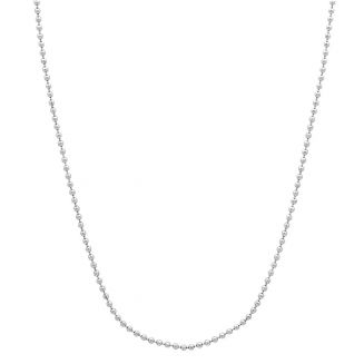 Fako Bijoux® - Bolletjes Ketting - Ball Chain - 1.5mm - 70cm - Zilverkleurig