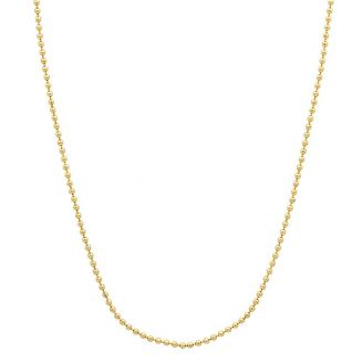 Fako Bijoux® - Bolletjes Ketting - Ball Chain - 1.5mm - 70cm - Goudkleurig