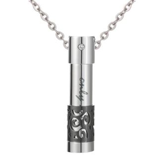 Fako Bijoux® - Ketting - Ashanger / Assieraad - Koker Only Love - Zwart
