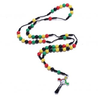 Fako Bijoux® - Ketting - Rozenkrans - Jamaica
