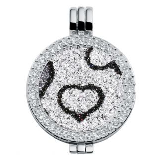Fako Bijoux® - Munthouder Strass + Munt Hart - Glitter