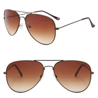 Fako Sunglasses® - Pilotenbril - Piloot Zonnebril - Heren Zonnebril - Dames Zonnebril - Bruin