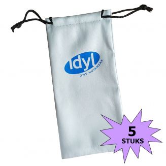 Fako Bijoux® - Microvezel Brillenhoes - Idyl - 5 Stuks