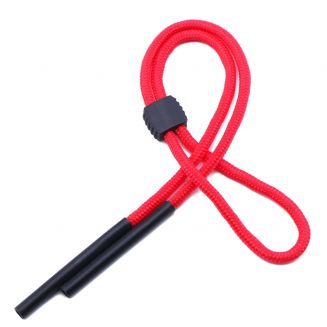 Fako Bijoux® - Universeel Verstelbaar Brillenkoord - Brilband - Nylon & Rubber - Rood