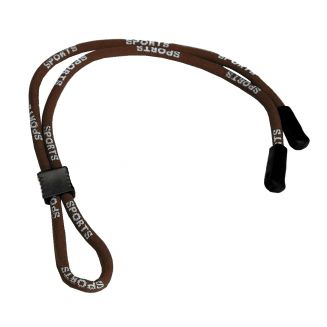 Fako Bijoux® - Brillenkoord - Nylon Tube - Sports - Bruin