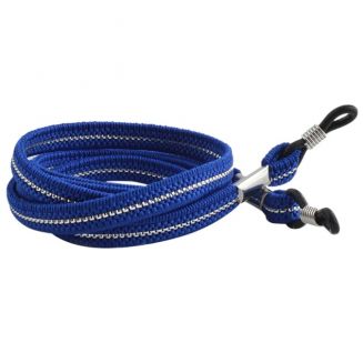 Fako Bijoux® - Brillenkoord - Elastisch - 70cm - Blauw