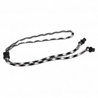 Fako Bijoux® - Brillenkoord - Nylon - Verstelbaar - 70cm - Zwart/Wit