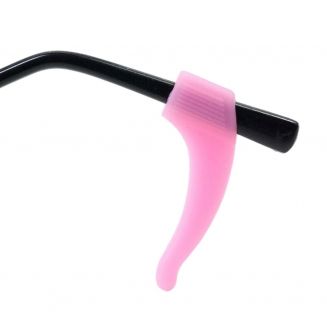 Fako Bijoux® - Anti-slip Oorhaakjes - Brilhaakjes - Siliconen - Roze - 1 Paar