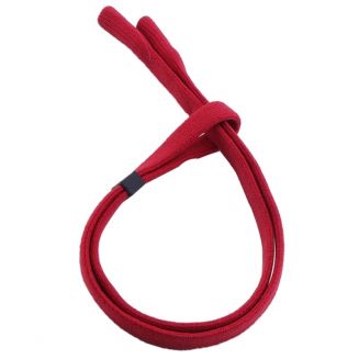 Fako Bijoux® - Elastisch Geweven Brillenkoord - Zacht Textiel - Verstelbaar Brillenkoord - Brilband - Rood