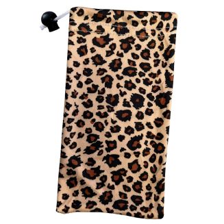 Fako Bijoux® - Microvezel Brillenhoes - Luipaard Print - 18x9cm