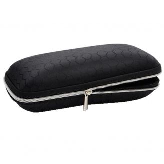 Fako Bijoux® - Brillenkoker - EVA - Met Rits - Nylon - Zwart
