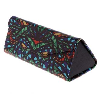 Fako Bijoux® - Brillenkoker - Opvouwbaar - 16x7x6.5cm - Jungle