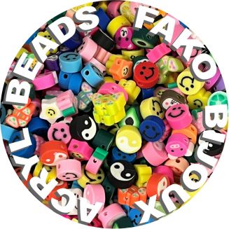 Fako Bijoux® - Klei Kralen - Figuurkralen - Sieraden Maken - Super Mix - 50 gram