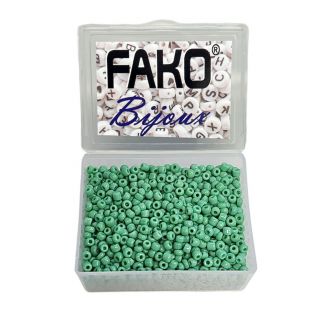 Fako Bijoux® - DIY Kralen Box - Glas Zaad Kralen - Sieraden Maken - 3mm - 1500 Stuks - Groen