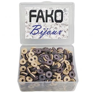 Fako Bijoux® - Katsuki Disc Kralen Box - Polymeer Kralen - Surf Kralen - Kleikralen - 6mm - 700 Stuks - Mix 4