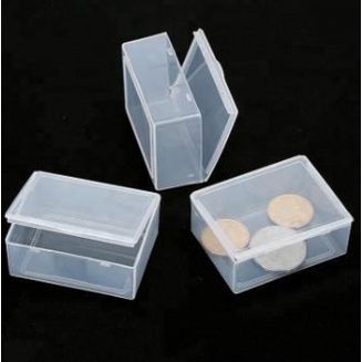 Fako Bijoux® - Plastic Doosje Transparant - 53x40x20mm - 20 stuks