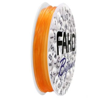 Fako Bijoux® - Elastisch Nylon Draad - Sieraden Maken - 0.8mm - 8 Meter - Oranje