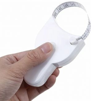 Fako Bijoux® - Meetlint Lichaam - Meetband - Omvangsmeetlint - Omtrekmeter - Tailor Measuring Tape - Body Mass Tape - 152cm - 60inch - Wit