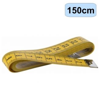 Fako Bijoux® - Meetlint 1.5 Meter - Meetlint Lichaam - Meetband - Klussen Meetlint - Lintmeter - Hobby Meetlint - 150cm - Geel