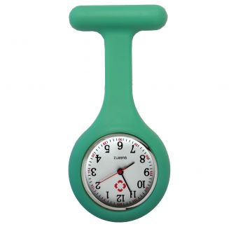 Fako® - Verpleegstershorloge - Siliconen Uni - Soft Groen