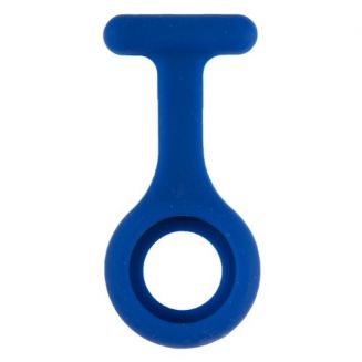 Fako® - Verpleegstershorloge - Siliconen Hoesje - Donkerblauw