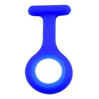 Fako® - Verpleegstershorloge - Siliconen Hoesje - Royal Blauw