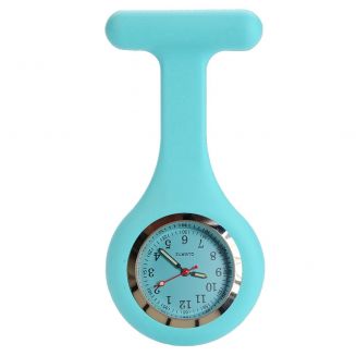 Fako® - Verpleegstershorloge - Siliconen Deluxe - Aqua